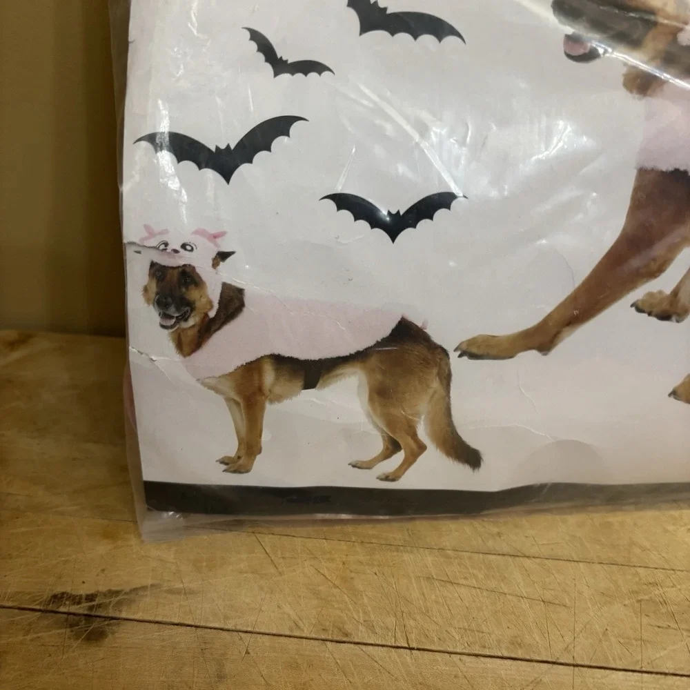 Halloween Pig Dog‎ Costume Labrador, Boxer, German Shepherd Size L NEW in Pkg